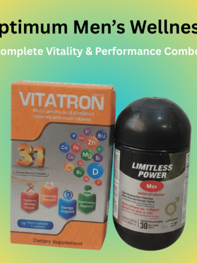 Optimum Men’s Wellness Combo: Complete Vitality + Performance