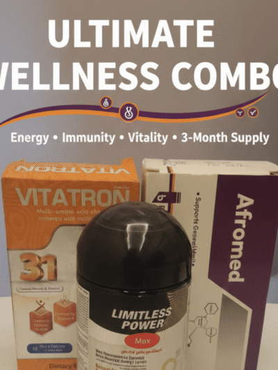 The Ultimate Wellness Combo: 1-Month Energy, Immunity & Vitality Supply